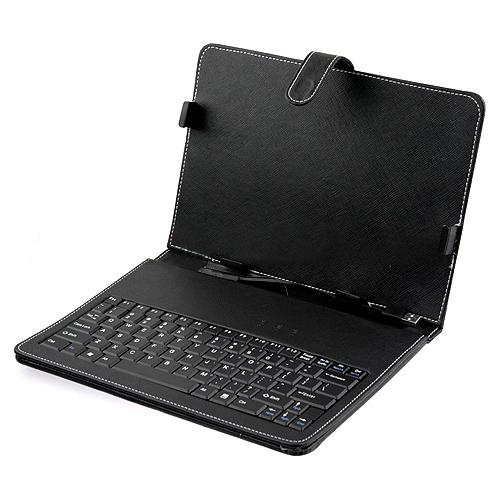 7 Leather Tablet Keyboard Case mini usb large image 0