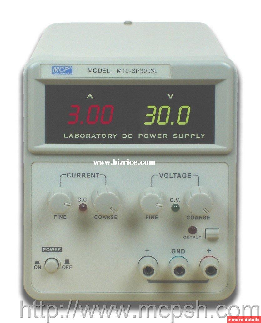 MCP M10-SP3003L - laboratory DC power supply large image 0