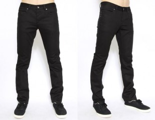 BLACK TWILL PANT MEN 