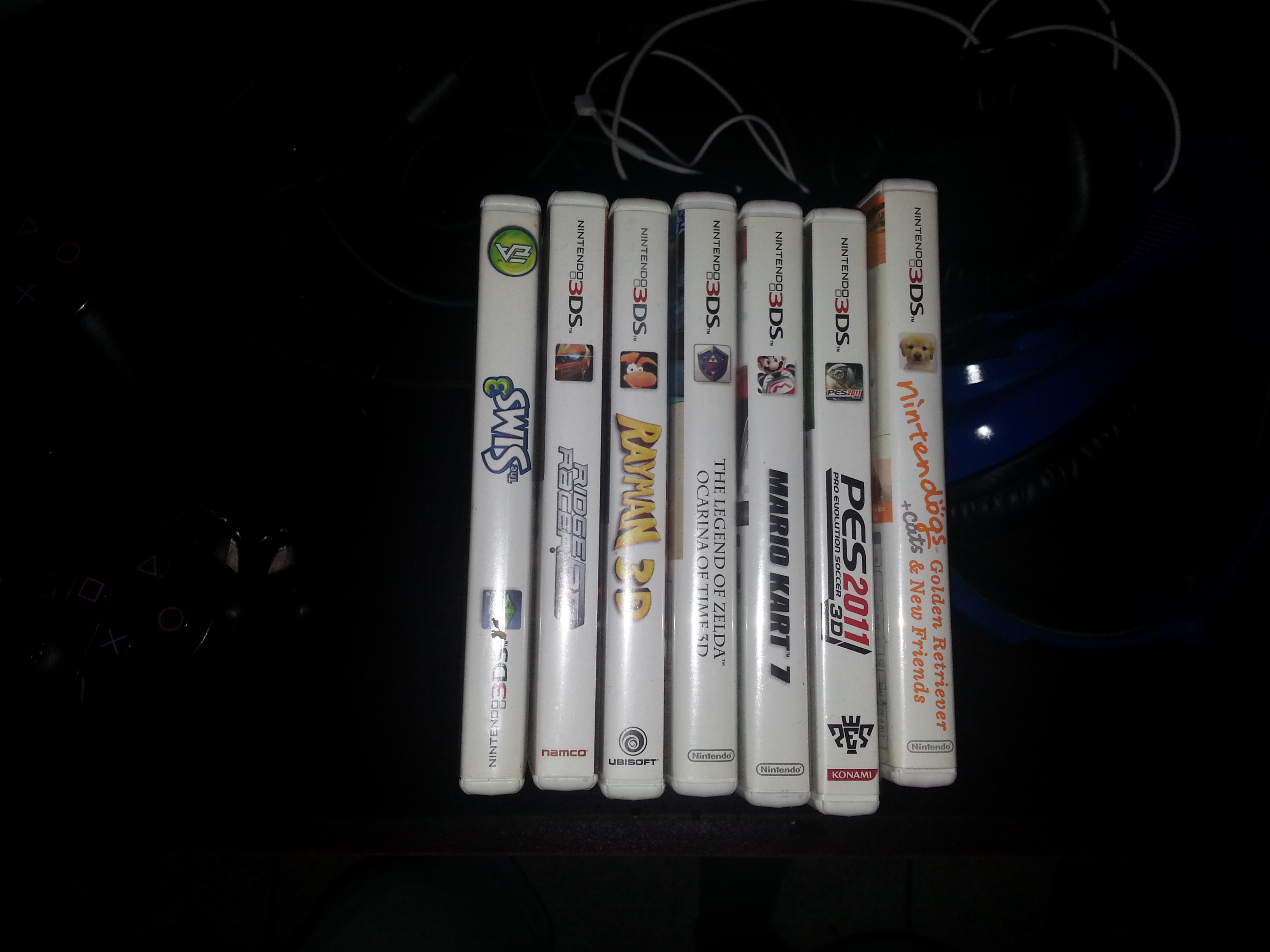 Nintendo 3ds with 7 original games bundle large image 0
