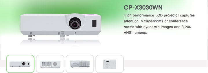 Hitachi CP-X3030WN 3200 Lumens Multimedia Projector large image 0