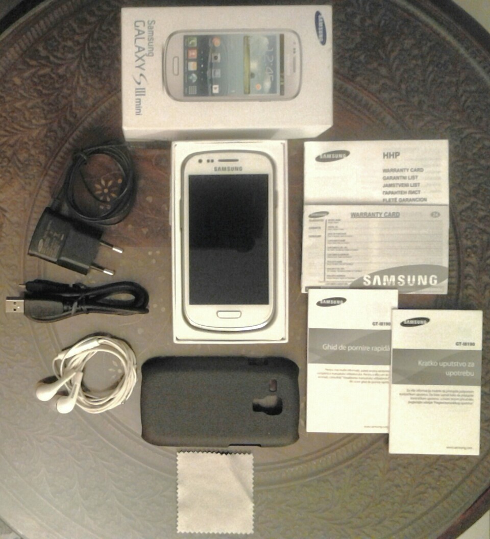 Samsung Galaxy S3 Mini I8190 White Boxed-All Accessories UK large image 0