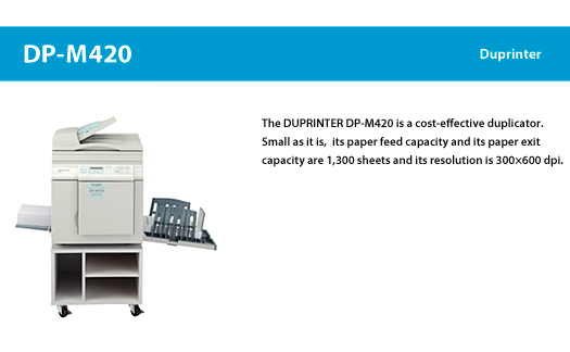 Duplo Duprinter DP-M420 A3 Digital Duplicating Machine large image 0