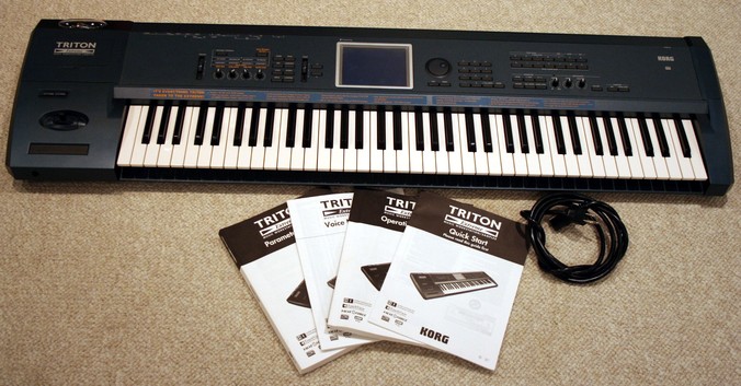 intec fully new Korg Triton Extreme key keyboard large image 0