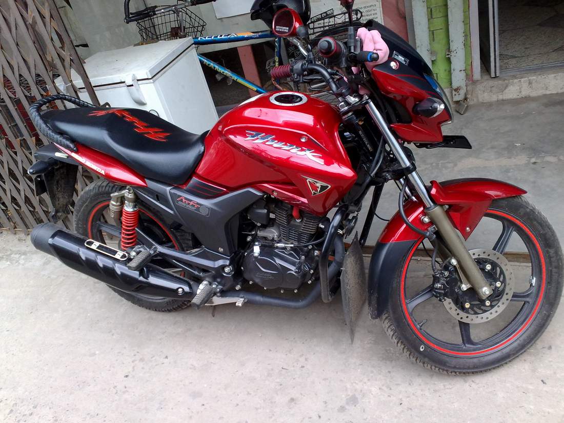 Hunk Ipl Red colour Showroom condition sell in cheap prize large image 0