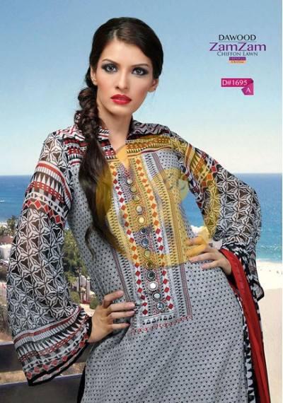 ZamZAM and Aalishan CHiffon Lawn large image 0