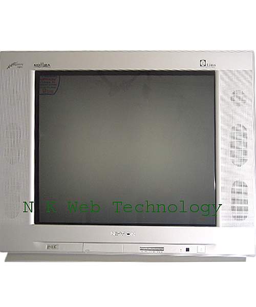 nippon 29 inch flat colour tv golden eye and woofer sound large image 0