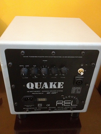 REL QUAKE SUBWOOFER Made In UK large image 0