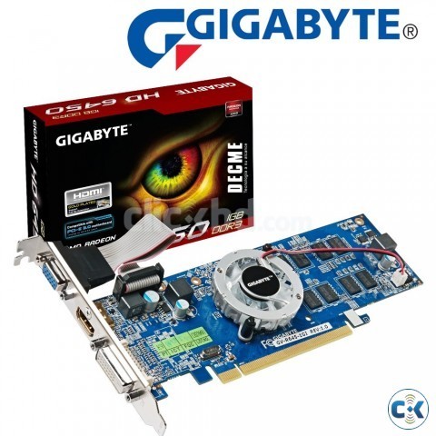 GIGABYTE HD 6450 1 GB DDR3 graphics card large image 0