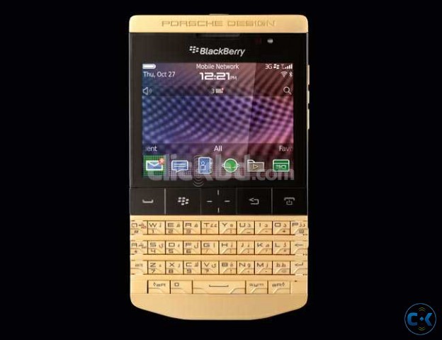 Blackberry Gold porsche Design with Arabic keyboard large image 0