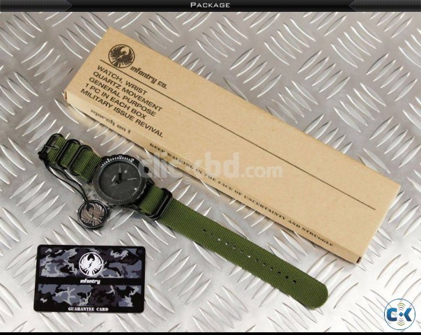 U.S INFANTRY MILITARY DATE TACHYMETER SPORT MEN WATCH large image 0