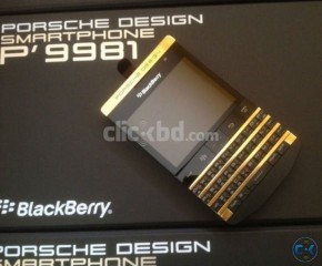 Blackberry Gold porsche Design with Arabic keyboard