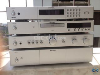 ROTEL POWER AMP PRE-AMP CD PLAYER RADIO TUNER..