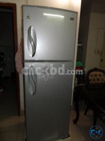 LG Fridge Silver 16CFT large image 0