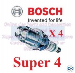 4 X BOSCH SUPER 4 SPARK PLUGS TOYOTA