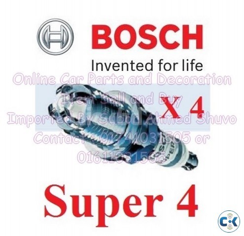 4 X BOSCH SUPER 4 SPARK PLUGS TOYOTA large image 0