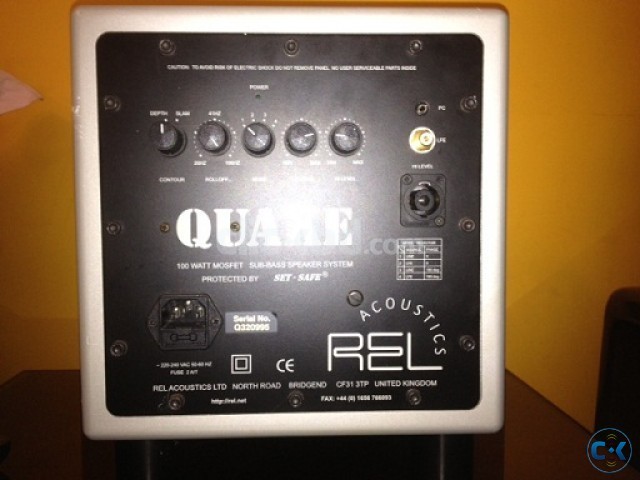 REL QUAKE 8 Subwoofer Made In UK. large image 0