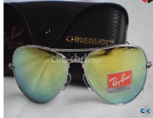 Ray Ban 3026 ALM Lemon Mercury with Chromax Driving Wallet