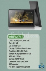oxcel 7.1 tablet pc 16gb microsd