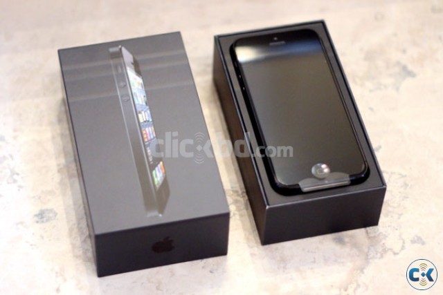 Intact Box iphone 5 Black Full Box large image 0