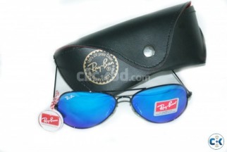 Ray Ban 3025-Ocean Blue Blue fire Aviator Mercury Glasses