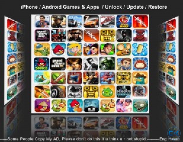 iPhone Android Games HD Unlock Jailbreak iTune account  large image 0