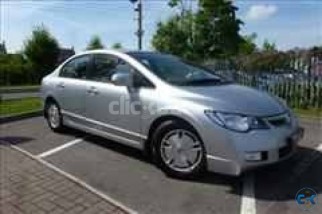 Honda civic Hybrid Silver color all power .