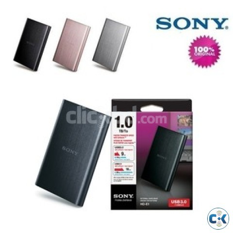 Sony 1TB External USB 3.0 Portable Hard Drive large image 0