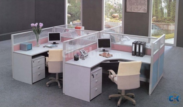 Office Work Station partion and Vertical Blind large image 0