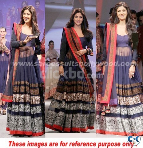 Bollywood Replica Lehenga of Shilpa Shetty large image 0