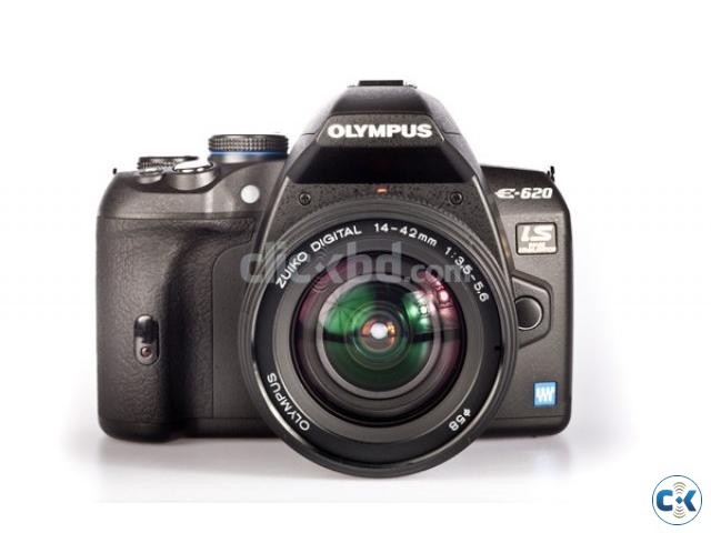 OLYMPUS E620 DSLR with TWO Kit-lenses large image 0