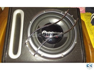 Pioneer TS-W308D4 12-Inch Subwofer Kenwod KAC-M526 amp