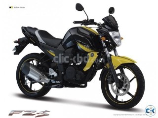 yamaha fzs black yellow freash condition