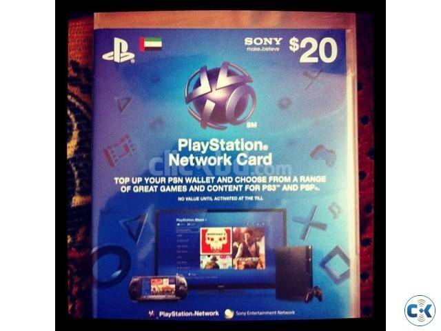 PlayStation Network Card USD 20 large image 0