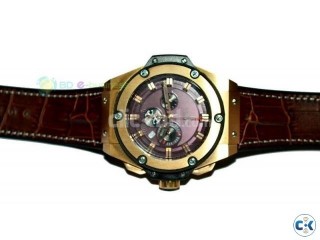 Hublot Limited Edition Luna Rosa Gold Face Watch