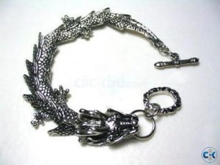 Stunning Tibet Silver Dragon Men s Bracelet