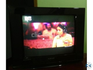 Singer 21inch color TV
