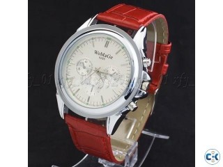 Red Wrist Watch