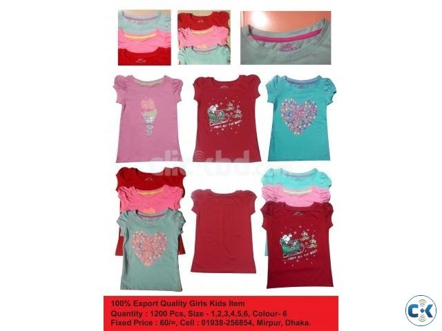 100 Export Quality Girls Kids Item large image 0