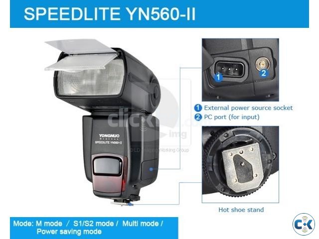 Yongnuo Upgraded 2nd Generation flash YN560 II large image 0