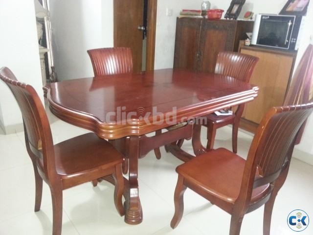 4 Seater Dining Table large image 0