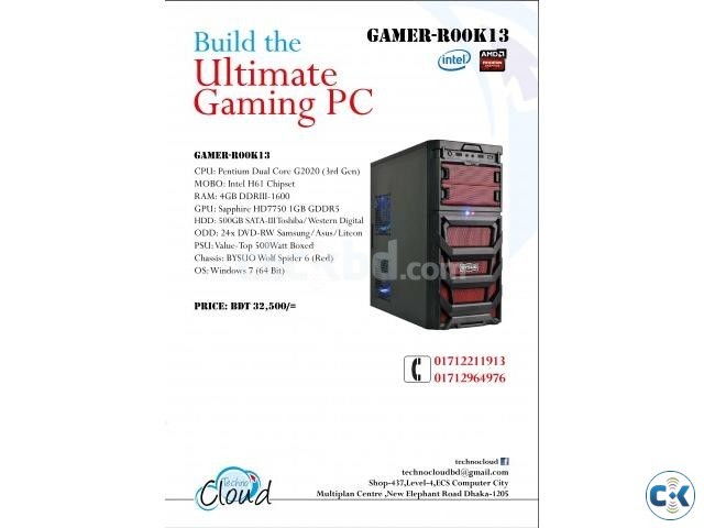 Gaming PC from Techno cloud Gamer-R00k13  large image 0