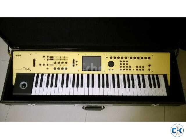 Korg M50 with hard case large image 0