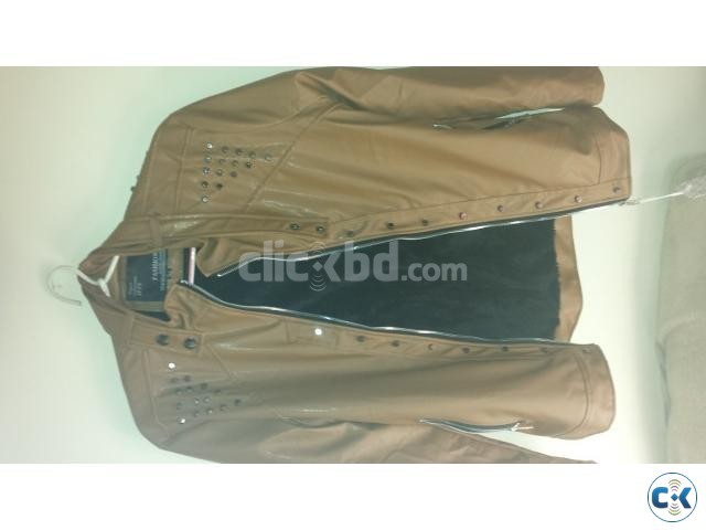 MEN S LEATHER JACKET STOCK LIMITED  large image 0