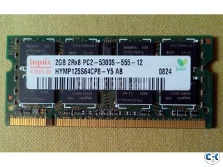 HYNIX 2GB DDR2 667 BUS SPEED LAPTOP RAM