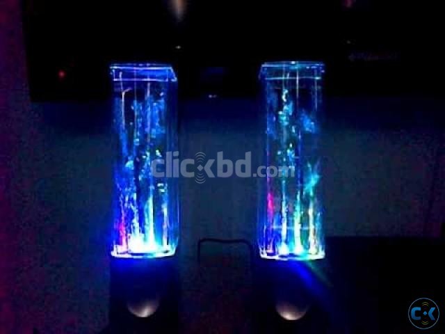 Dancing Water Speakers blue  large image 0