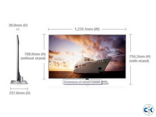 SAMSUNG 55 F7500 LED SMART 3D TV LOWEST PRICE 01775539321 large image 0