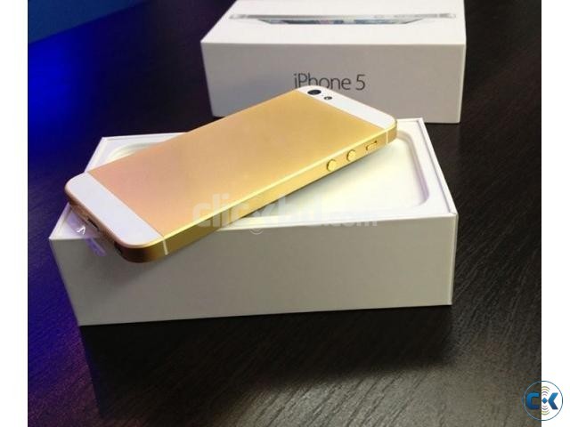 Brand New Apple Iphone LTE PHONE 5s Gold 64GB large image 0