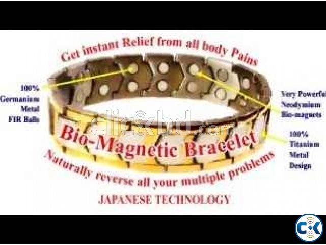 TITANIUM Bio-Magnetic HEALTH BRASLET 1 free with 1 large image 0