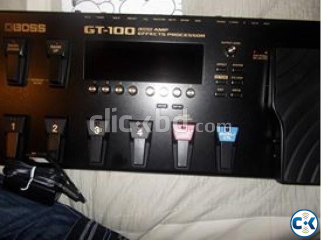 BOSS GT 100 Multi-effect processor Slightly negotiable  large image 0